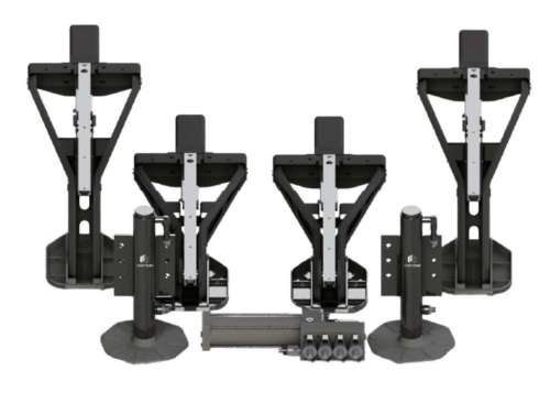 Easy Camp Auto Leveling System for Caravans fitted